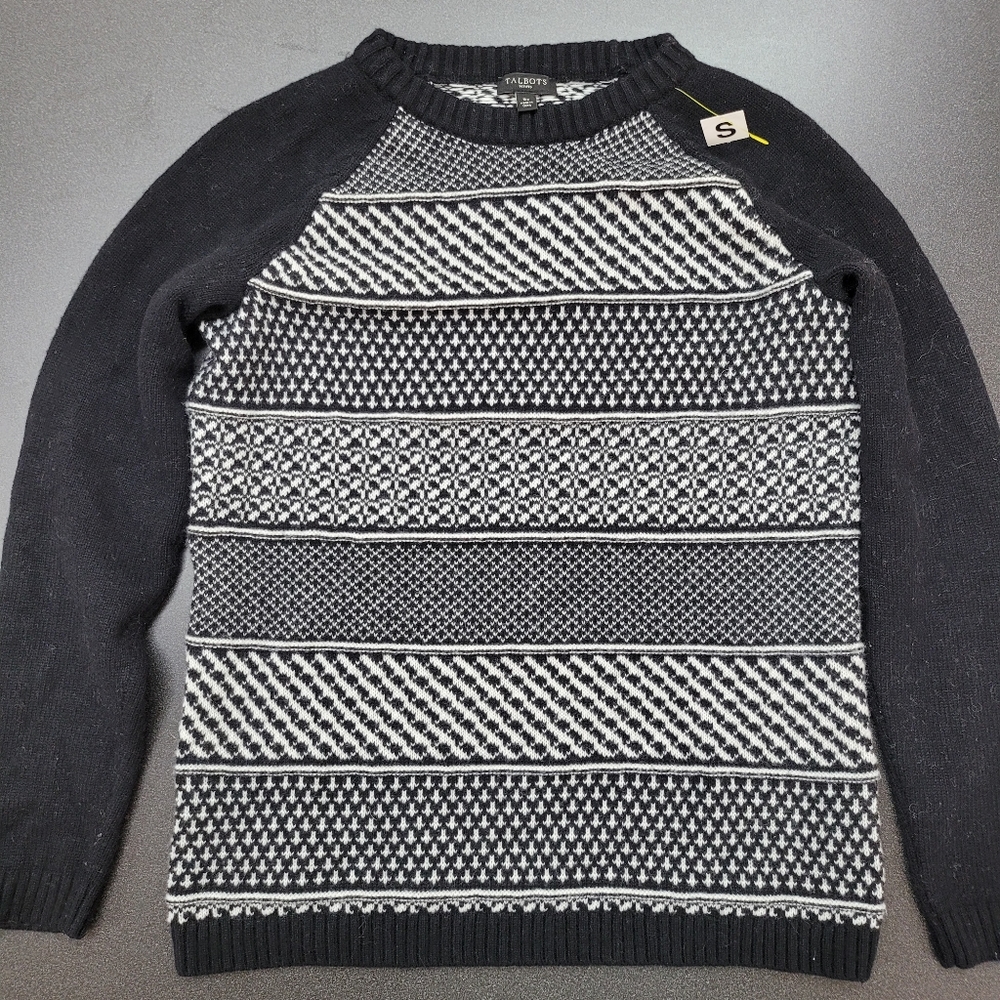 Talbots petite small lambswool blend sweater